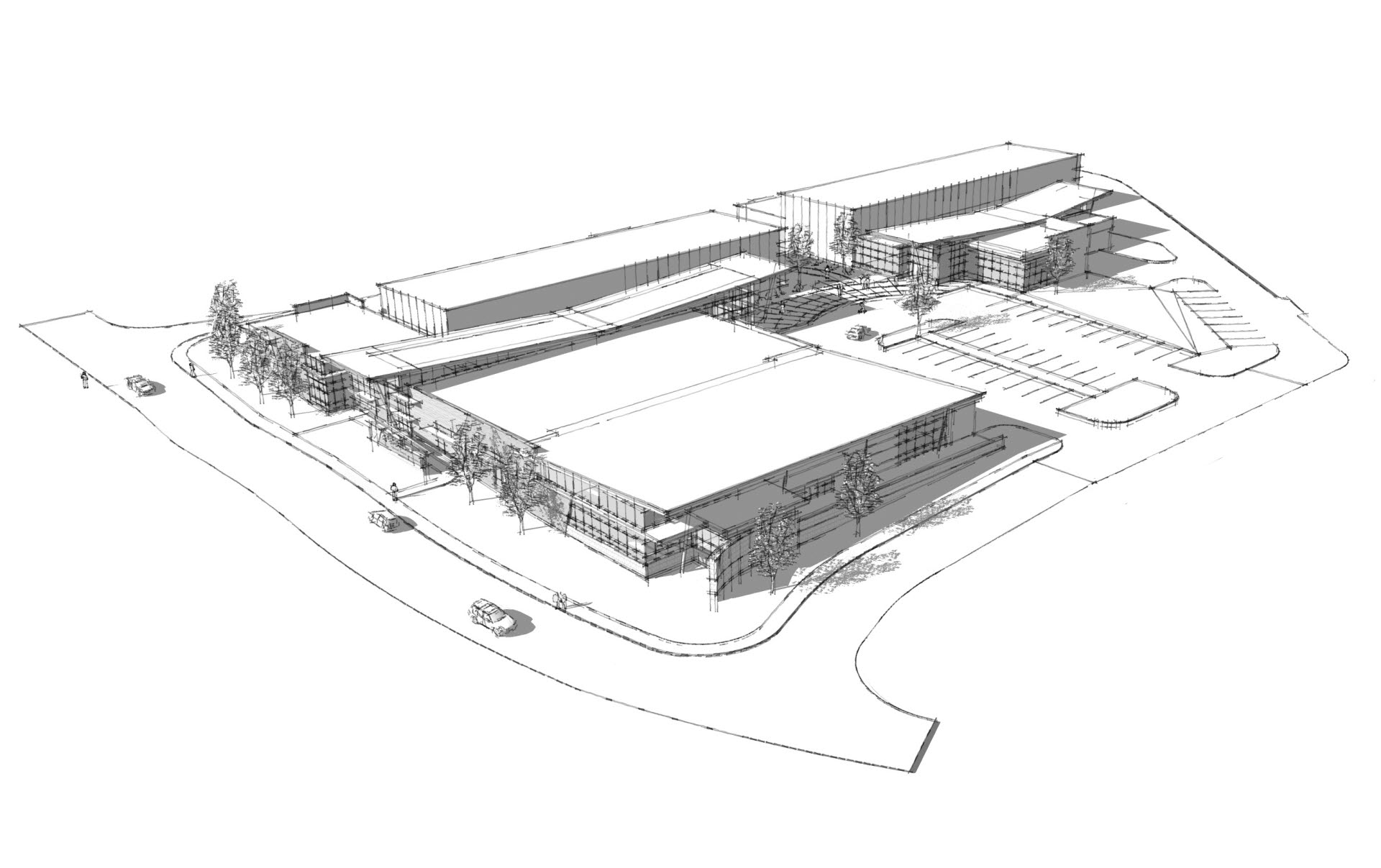 Architect's 3D Site Plan